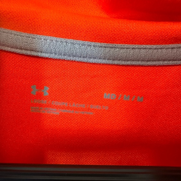 Bucknell University orange quarter snap fitted ladies size medium top.. like New - Picture 6 of 8